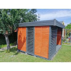 Rechteckiger Pavillon P13 3 x 3 m 9m2