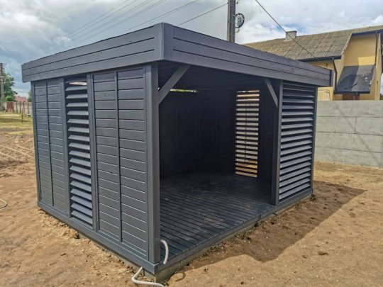 Rechteckiger Pavillon P13 3 x 3 m 9m2