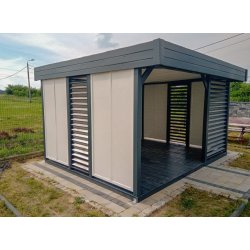 Rechteckiger Pavillon P13 4 x 3 m 12 m2