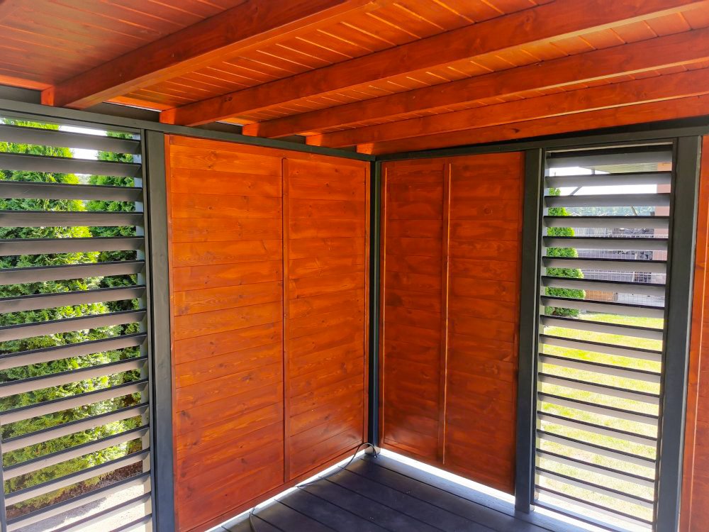 Rechteckiger Pavillon P13 4 x 3 m 12 m2