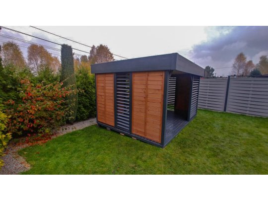 Rechteckiger Pavillon P13 4 x 4 m 16m2