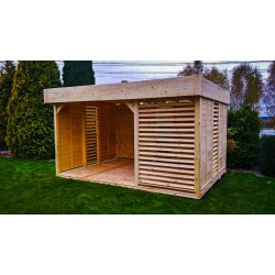 Rechteckiger Pavillon P13 4 x 4 m 16m2