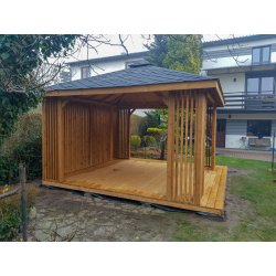 Rechteckiger Pavillon P15 4x4m 16m2