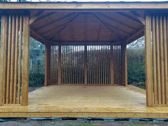 Rectangular gazebo P15 3x3m 9m2