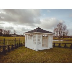 Rechteckiger Pavillon P11 3 x 3 m 9m2