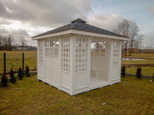 Rechteckiger Pavillon P11 3 x 3 m 9m2