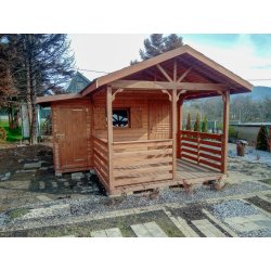 Domek narzędziowy N5a 3x3m + taras 3x2m 9m2