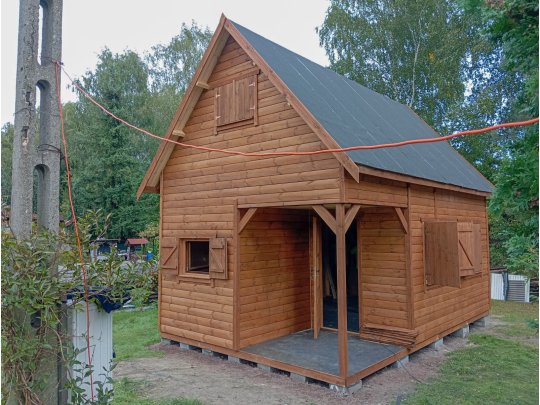 Dom drewniany Brzoza 2C 6x7m 42m2