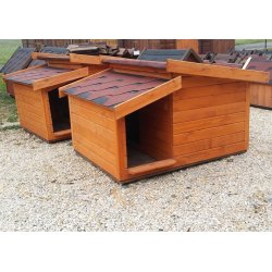 Große Hundehütte mit Vorraum