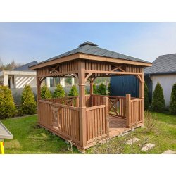Rectangular gazebo P9 4 x 3 m 12 m2