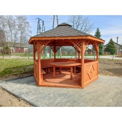 Sechseckiger Pavillon S3 ∅ 5,0m 20m2