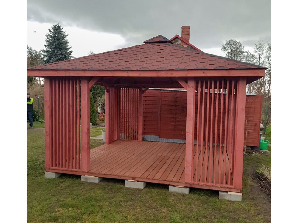 Rectangular gazebo P15 3x3m 9m2