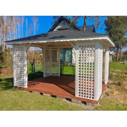 Rechteckiger Pavillon P2 4 x 4 m 16 m2