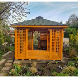 Rectangular gazebo P2 3 x 3 m 9 m2