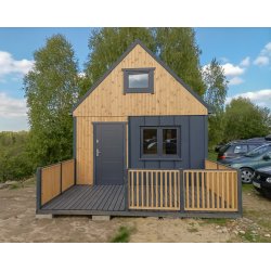 Dom drewniany Nowoczesna Stodoła A1 4,5x5,5m