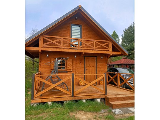 Domek letniskowy Grzybek 5x5m + 3m taras 25m2