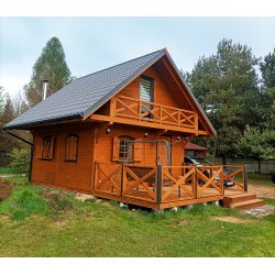 Summer house Grzybek A 6x6m + 3m terrace 36m2