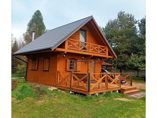 Summer house Grzybek A 6x6m + 3m terrace 36m2