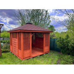 P3 rechteckiger Pavillon 3 x 3 m 9 m2