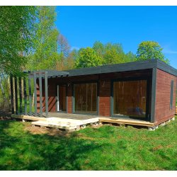 Avocado-Holzhaus 6 x 8,65 m 30,37 m2