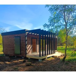 Avocado-Holzhaus 6 x 8,65 m 30,37 m2