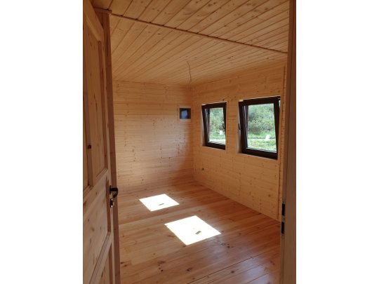 Wooden house with mezzanine Krokus 6x11m 38.67m2