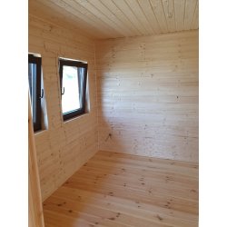Wooden house with mezzanine Krokus 6x11m 38.67m2