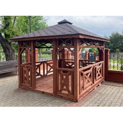 P4 rechteckiger Pavillon 3 x 3 m 9 m2