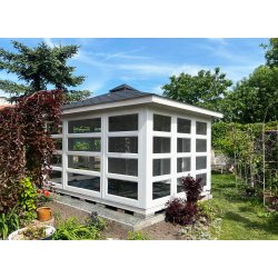 P14 rechteckiger Pavillon 4 x 4 m 16 m2