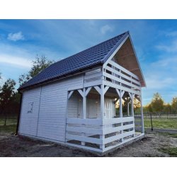 Dom drewniany Jarząb B 5x5m + 2m taras 25m2