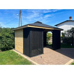 Rectangular gazebo P15 3x3m 9m2