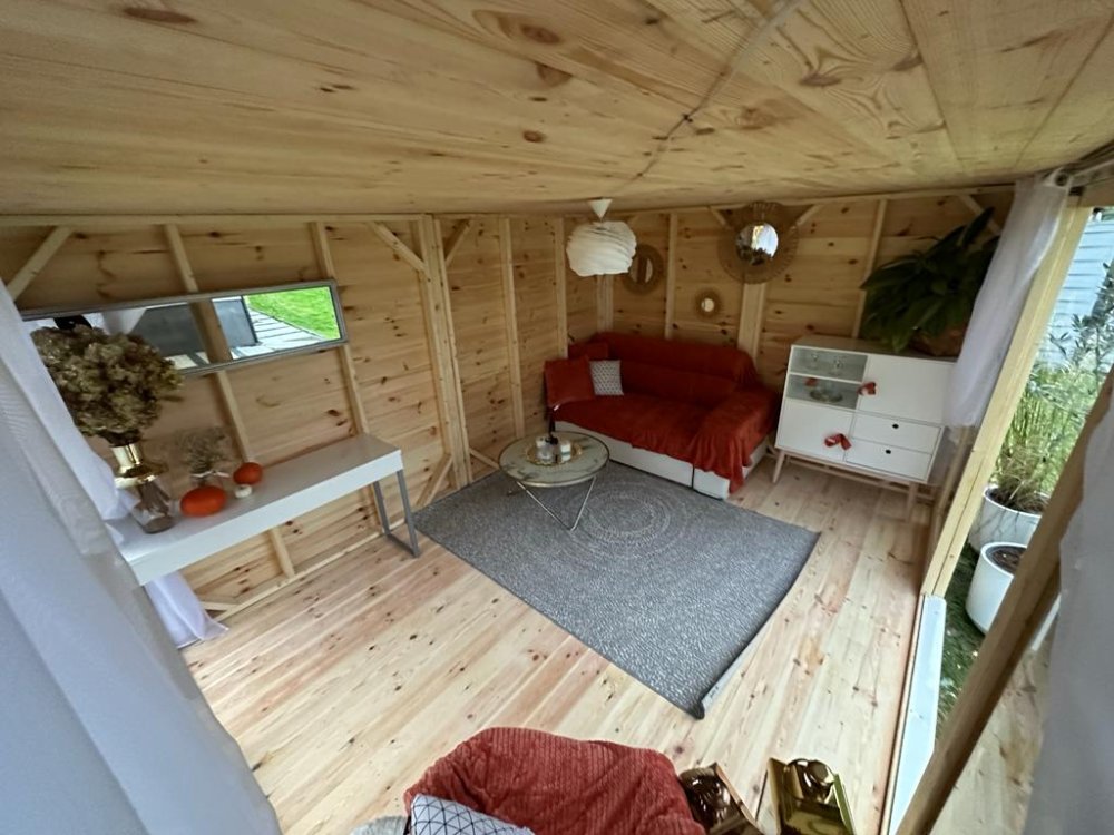 Altana prostokątna P16 przeszklona 4x4m 16m2