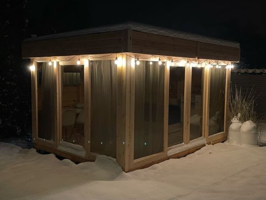 Altana prostokątna P16 przeszklona 4x4m 16m2