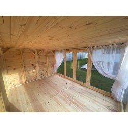 Altana prostokątna P16 przeszklona 4x4m 16m2