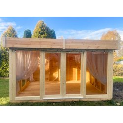 Altana prostokątna P16 przeszklona 4x4m 16m2
