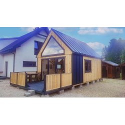 Dom drewniany Nowoczesna Stodoła A2 4,5x6,5m