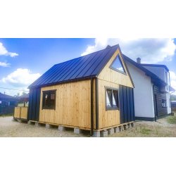 Dom drewniany Nowoczesna Stodoła A2 4,5x6,5m