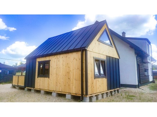 Dom drewniany Nowoczesna Stodoła A2 4,5x6,5m