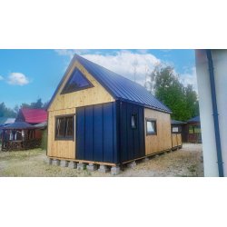 Dom drewniany Nowoczesna Stodoła A2 4,5x6,5m