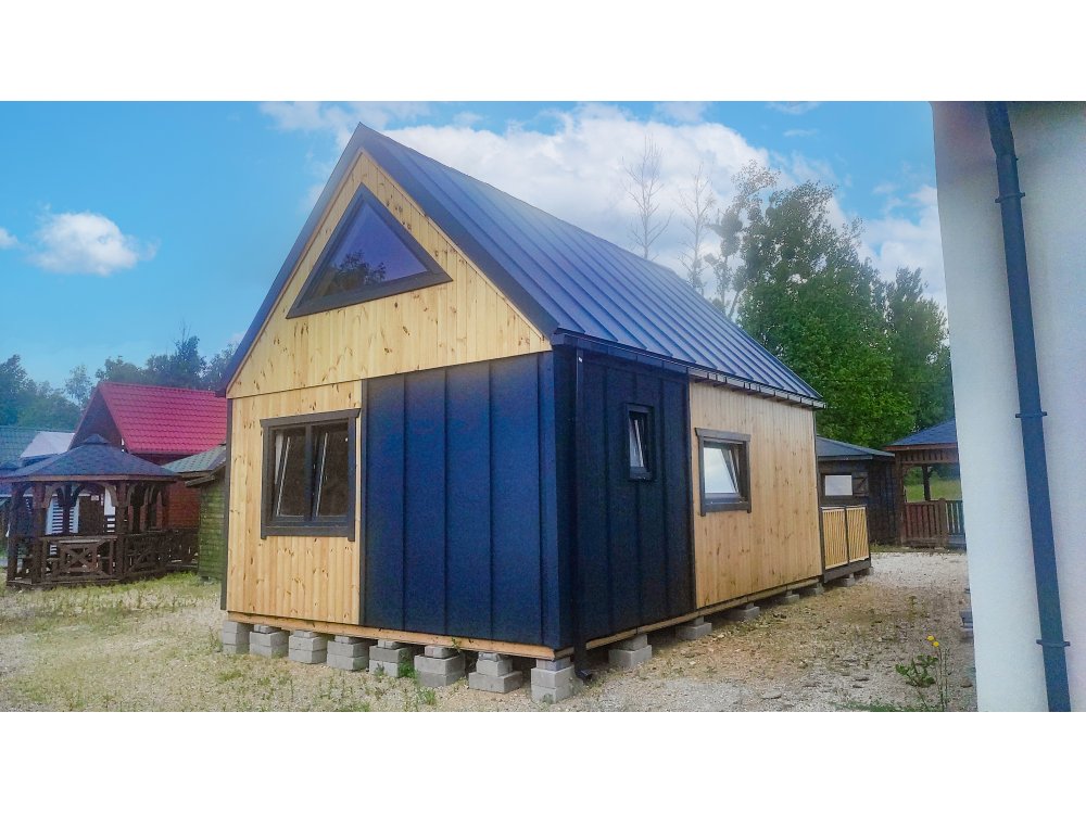 Dom drewniany Nowoczesna Stodoła A2 4,5x6,5m
