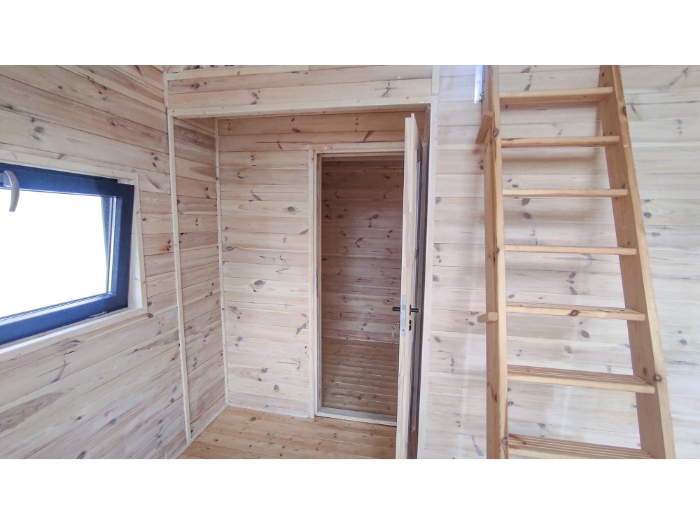 Dom drewniany Nowoczesna Stodoła A2 4,5x6,5m