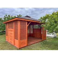 P3 rectangular gazebo 4 x 4 m 16 m2