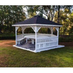 Hexagonal gazebo S2 ∅ 3.9m 12m2