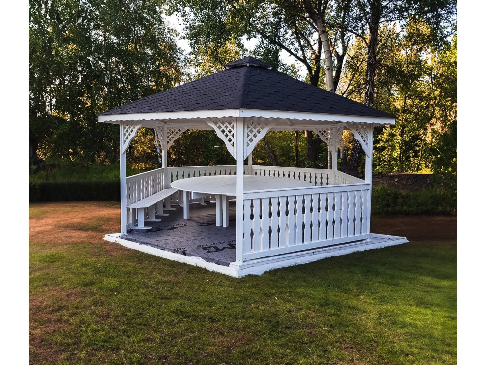 Hexagonal gazebo S2 ∅ 3.9m 12m2