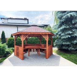 Sechseckiger Pavillon S8 ∅ 5,0m 20m2