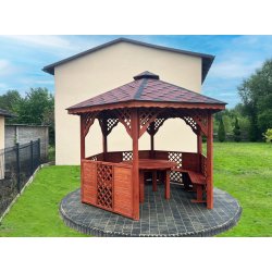 Sechseckiger Pavillon S8 ∅ 3,2m 8m2