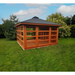 P14 rechteckiger Pavillon 4 x 5 m 20 m2