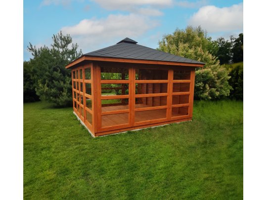 P14 rechteckiger Pavillon 4 x 5 m 20 m2