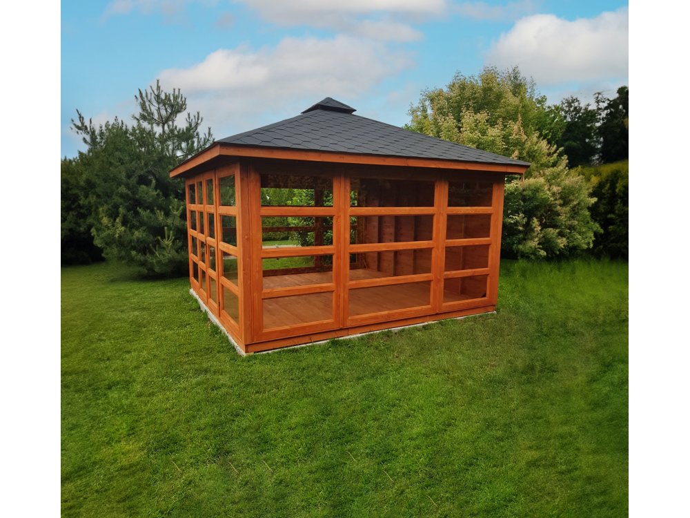 P14 rechteckiger Pavillon 4 x 5 m 20 m2