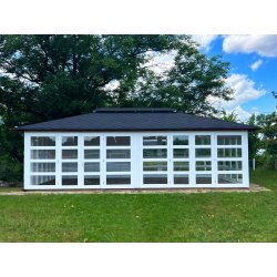 P14 rechteckiger Pavillon 5 x 5 m 25 m2